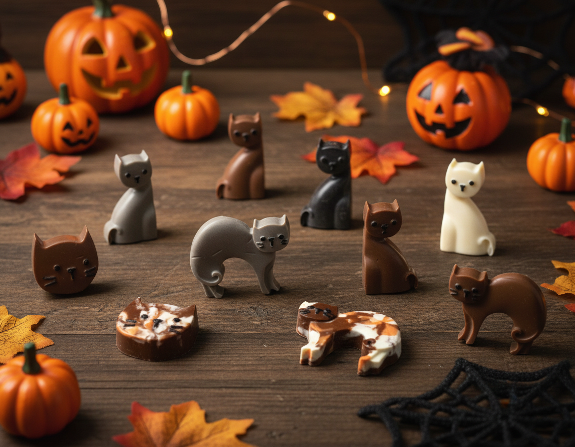 Your Chocolate Cats Halloween Display